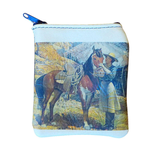 Cowgirl Split Skirt Leather Western Coin Purse - Rockmount Clothing