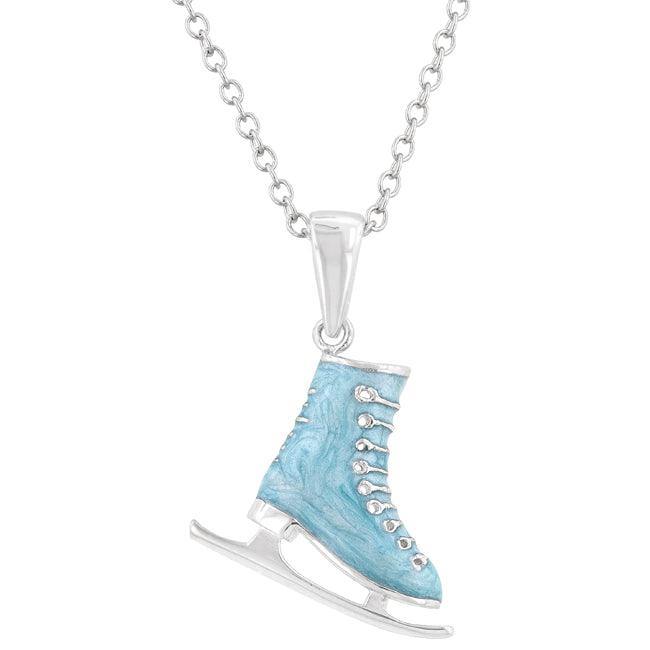 Enamel Ice Skate Pendant - JGI