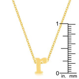 Golden Initial R Pendant - Flyclothing LLC