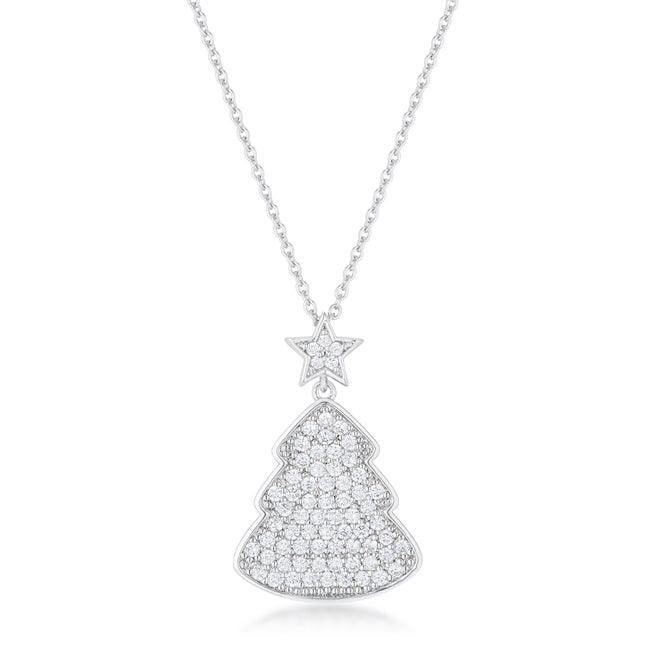 Clear Christmas Tree Drop Necklace - Flyclothing LLC