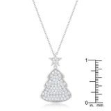 Clear Christmas Tree Drop Necklace - Flyclothing LLC