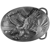 Eagle & Sun Antiqued Belt Buckle - Flyclothing LLC