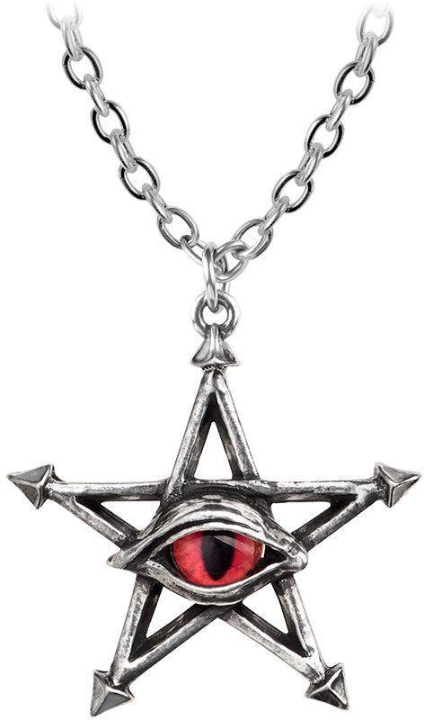 Alchemy Gothic Red Curse Pendant - Alchemy Gothic