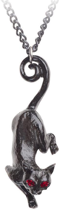 Alchemy Gothic Cat Sìth Pendant - Alchemy Gothic