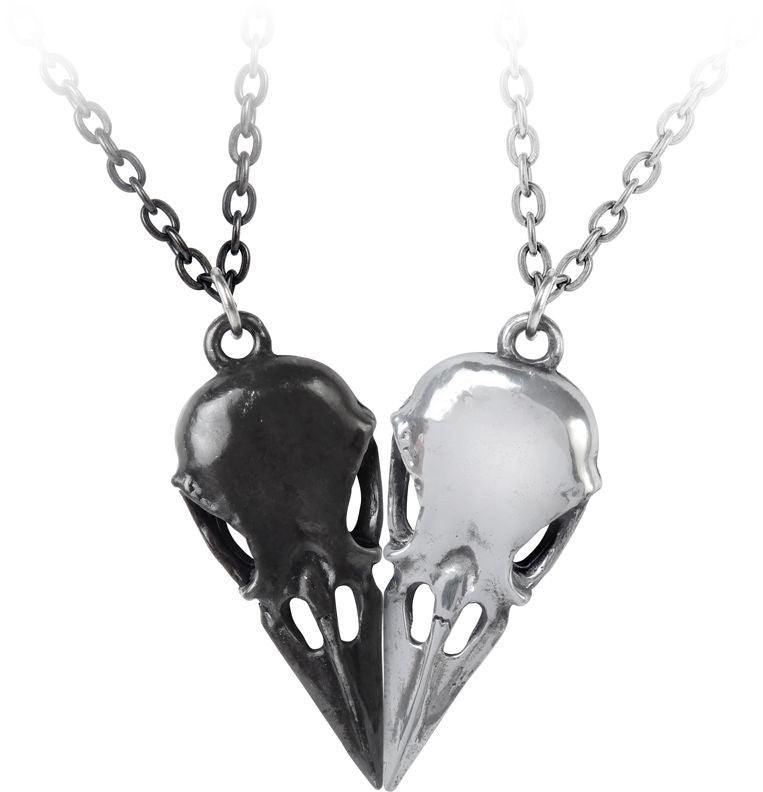 Alchemy Gothic Coeur Crane Pendant - Alchemy Gothic