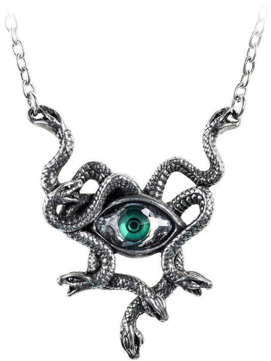 Alchemy Gothic Gorgons Eye Necklace - Flyclothing LLC