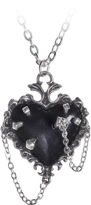 Alchemy Gothic Witches Heart Pendant - Alchemy Gothic