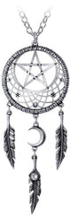 Alchemy Gothic Pagan Dream Catcher Pendant - Alchemy Gothic