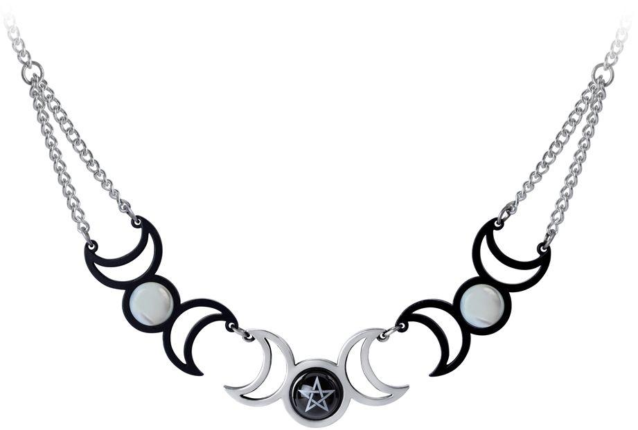 Alchemy Gothic Tres Lunae Necklace - Flyclothing LLC