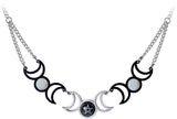 Alchemy Gothic Tres Lunae Necklace - Flyclothing LLC