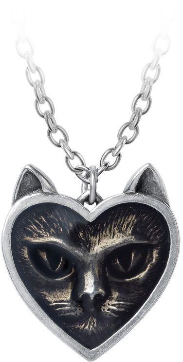 Alchemy Gothic Love Cat Pendant - Alchemy Gothic