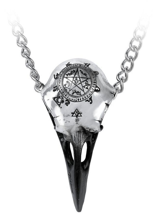 Metalwear Volvan Ravenskull Necklace - Flyclothing LLC