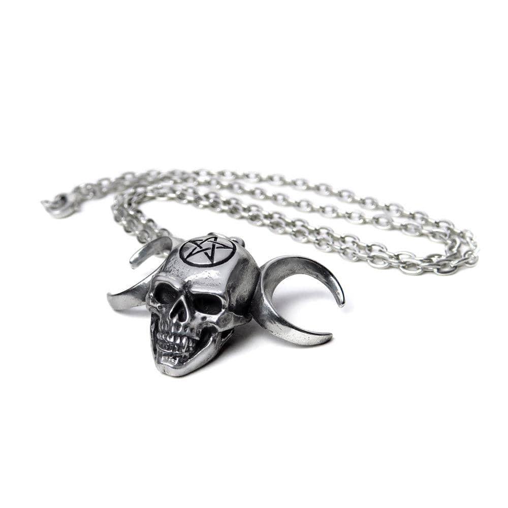 Alchemy Gothic Truinity Skull Pendant - Alchemy Gothic