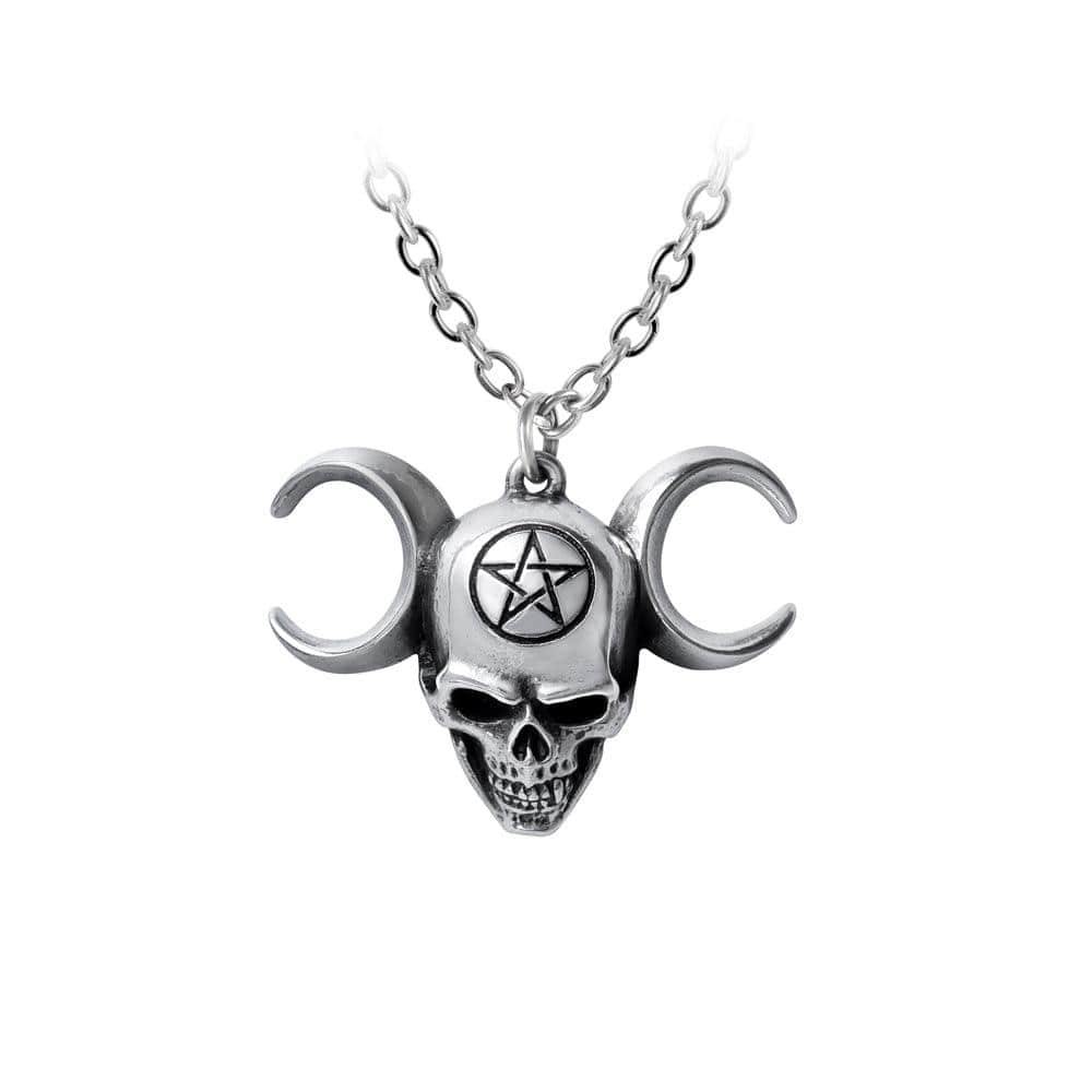 Alchemy Gothic Truinity Skull Pendant - Alchemy Gothic