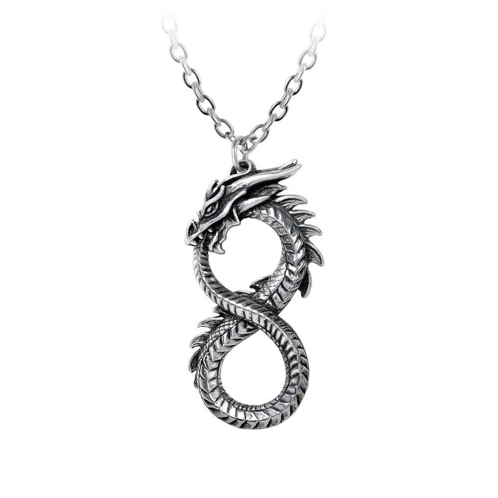 Alchemy Gothic Infinity Dragon Pendant - Alchemy Gothic