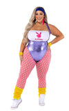 Roma Costume 6pc Playboy 80's Fitness - Flyclothing LLC