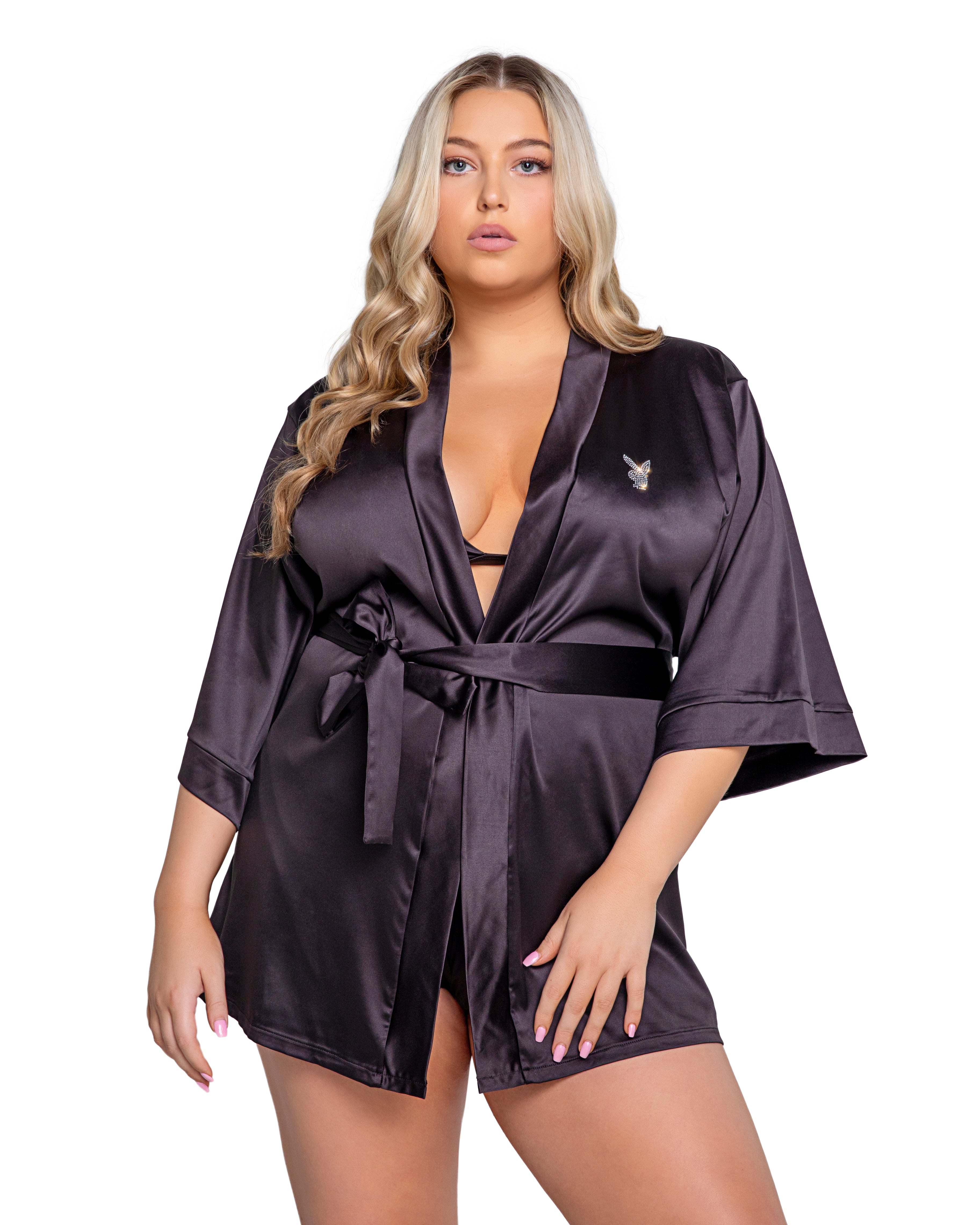 Playboy Sparkling Bunny Robe - Flyclothing LLC