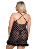 Playboy Bunny Noir Chemise - Flyclothing LLC