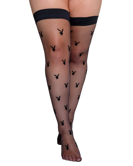 Playboy Bunny Noir Stockings - Flyclothing LLC