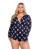 Playboy Slumber Bunny Romper - Flyclothing LLC