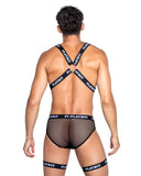 Playboy Mens Dark Room Suspender Set - Flyclothing LLC