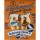 Rockmount Clothing Rockmount Square Dance  A Way of Life  Western Poster - Rockmount Clothing