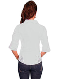 Scully 3/4 Sleeve Peruvian Cotton Blouse - Flyclothing LLC