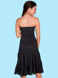 Scully BLACK TUBE TOP DRESS - Flyclothing LLC