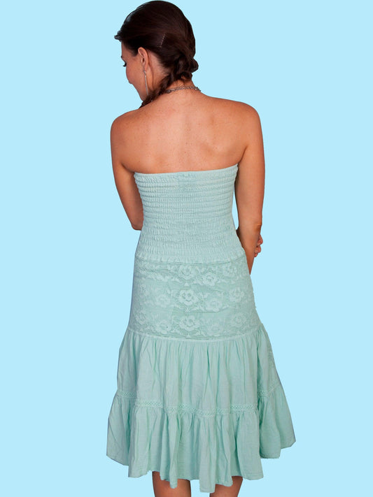 Scully MINT TUBE TOP DRESS (XXS-XXXS) - Flyclothing LLC