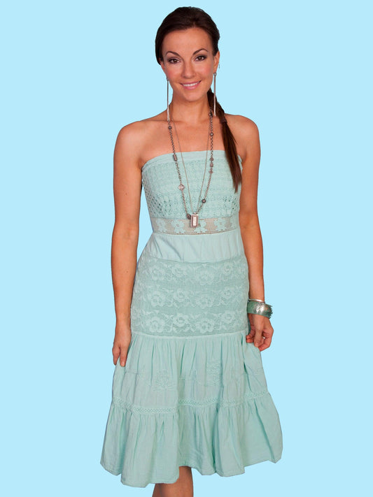 Scully MINT TUBE TOP DRESS (XXS-XXXS) - Flyclothing LLC