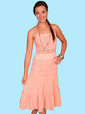 Scully PEACH TUBE TOP DRESS - Flyclothing LLC