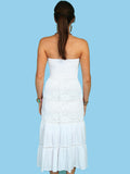 Scully WHITE TUBE TOP DRESS (XXS-XXXS) - Flyclothing LLC