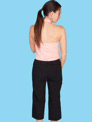 Scully BLACK CAPRI PANT W/DRAWSTRING - Flyclothing LLC