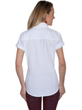 Scully WHITE 2 POCKET BUTTON FRONT BLOUSE - Flyclothing LLC