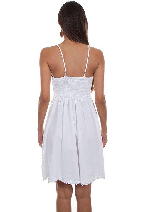 Scully WHITE SPAGHETTI STRAP DRESS - Flyclothing LLC