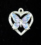 Butterfly in Heart Adjustable Cord Necklace - Flyclothing LLC