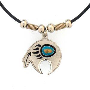 Bear Fetish Adjustable Cord Necklace - Flyclothing LLC