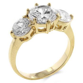 3-Stone Engagement Ring - Flyclothing LLC