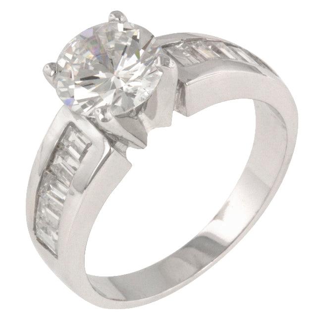 Antoinette Silver Engagement Ring - Flyclothing LLC