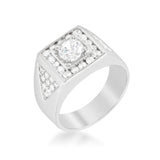 Brilliant Mens Cubic Zirconia Ring - Flyclothing LLC