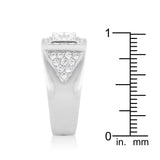 Brilliant Mens Cubic Zirconia Ring - Flyclothing LLC