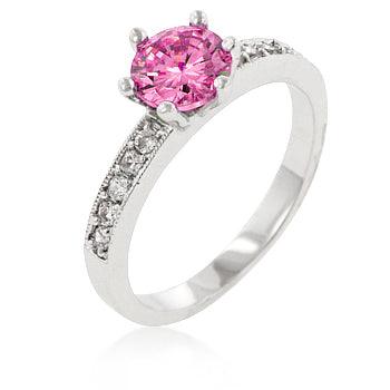 Petite Pink Engagement Ring - Flyclothing LLC