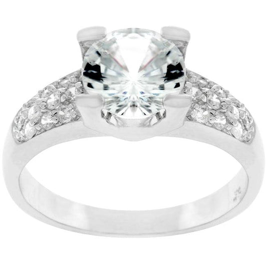 Classic Clear Engagement Ring - Flyclothing LLC