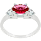 Oval Quartet Cubic Zirconia Ring - Flyclothing LLC