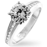 Cubic Zircon Engagement Ring - Flyclothing LLC