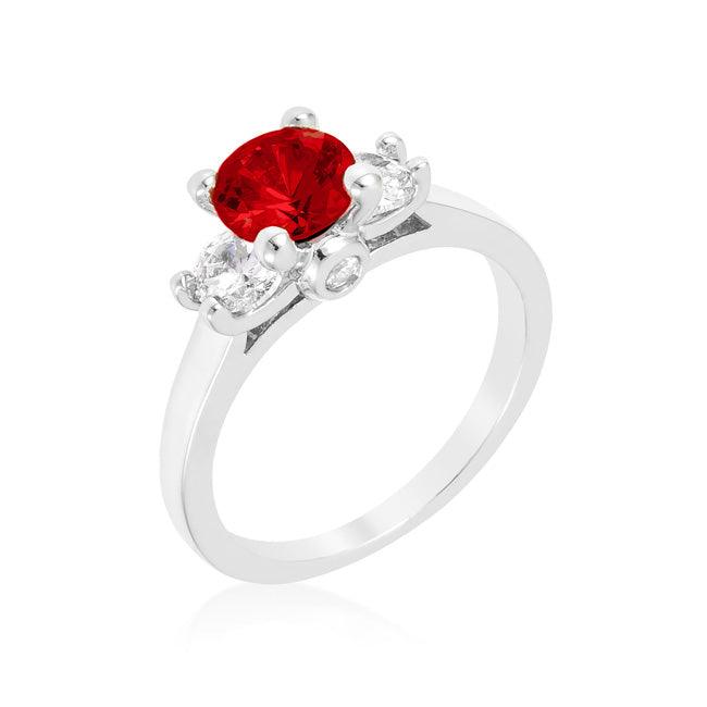 Mini Ruby Triplet Ring - Flyclothing LLC