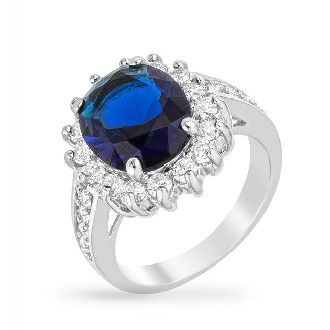 Blue Cambridge Elegance Ring - Flyclothing LLC