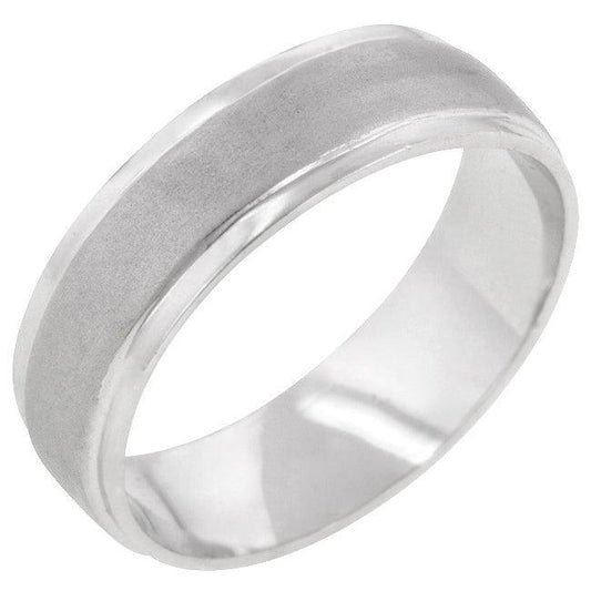 Classic Matte 6 MM Wedding Band - JGI