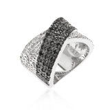 Cross Pattern Cocktail Ring - Flyclothing LLC