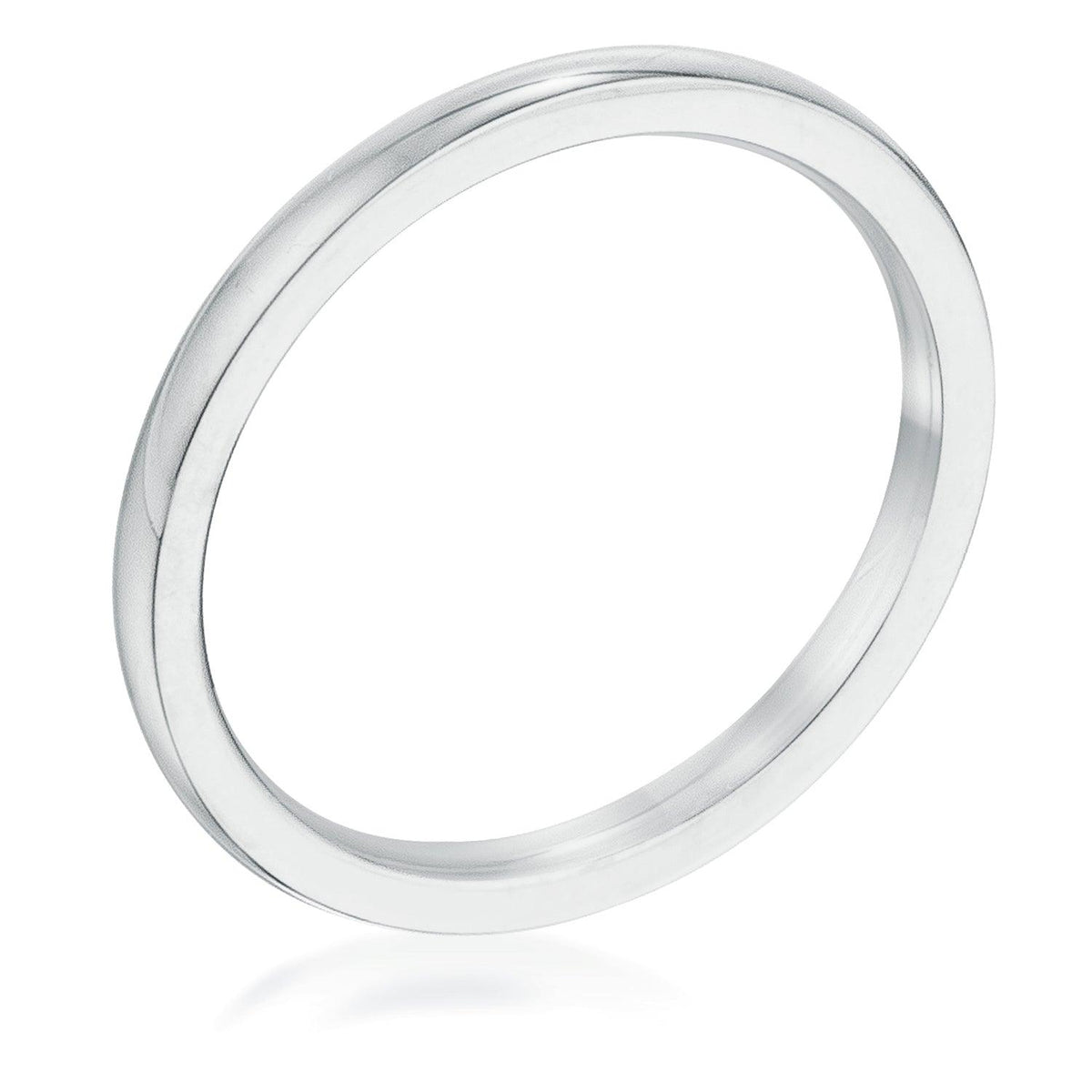 2 mm Stainless Steel Wedding Band - JGI